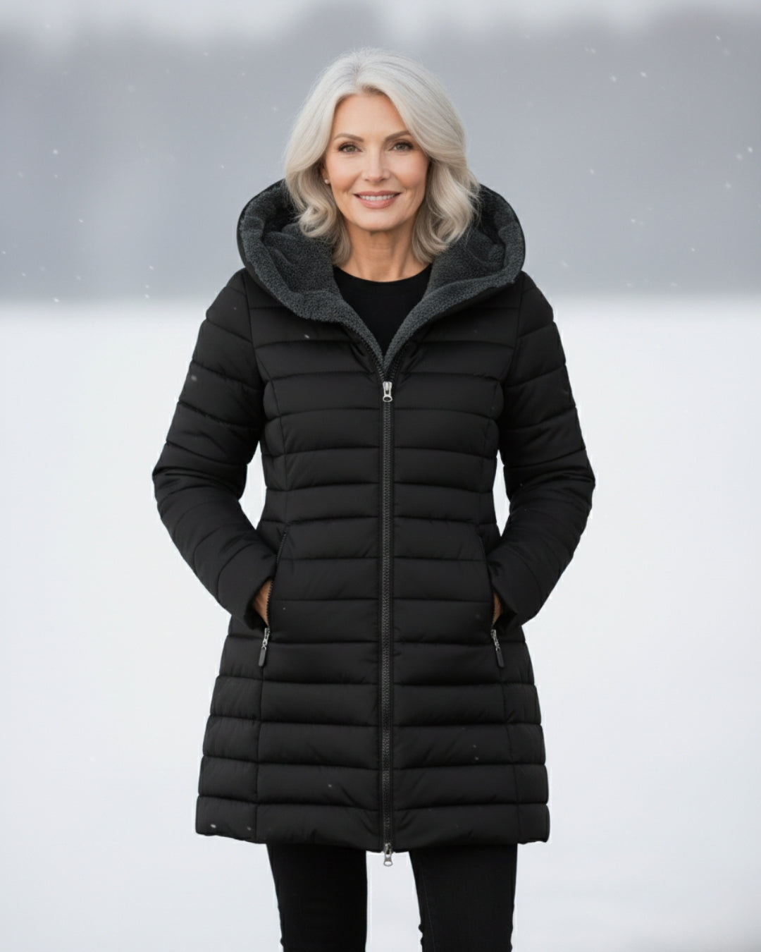 Clair | Pufferjas Dubbelzijdig van Fleece