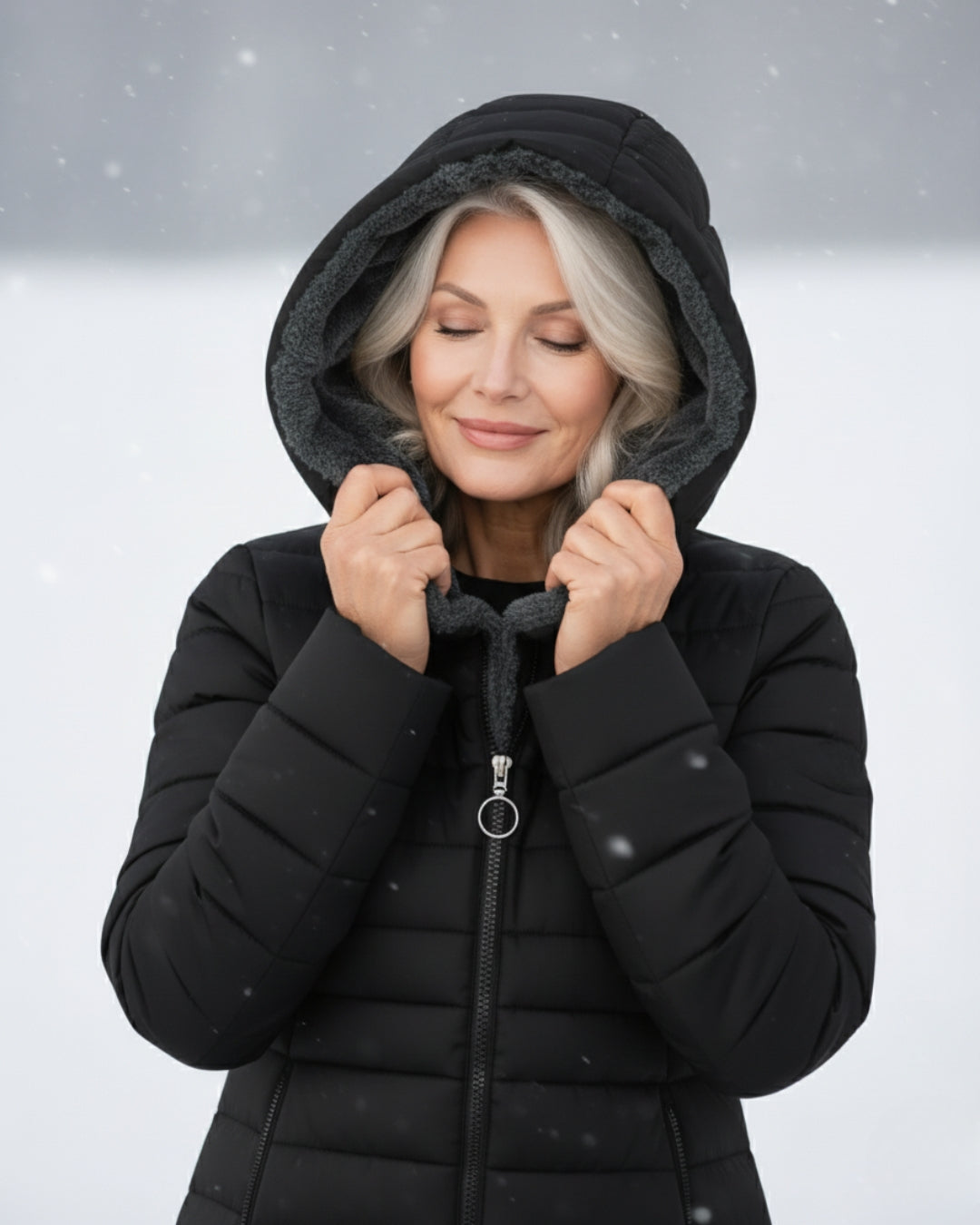 Clair | Pufferjas Dubbelzijdig van Fleece