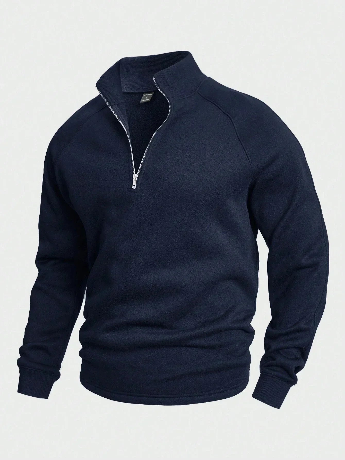 Zip-up met halve rits
