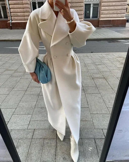Calista | Witte Wol Winterjas