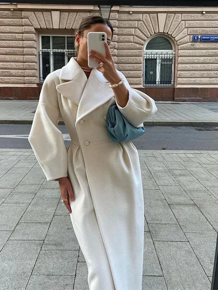Calista | Witte Wol Winterjas