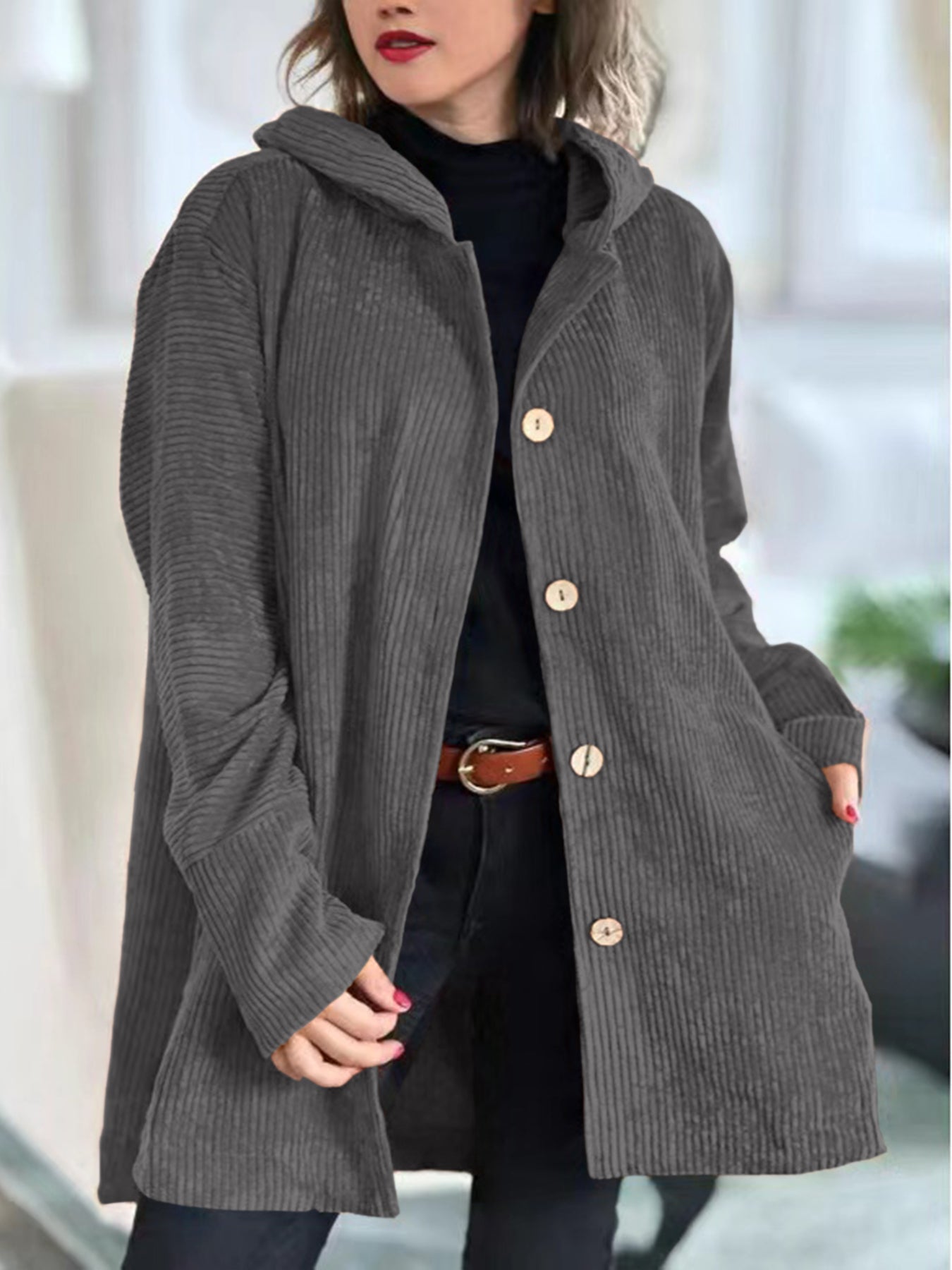 Eleanor™ | Comfortabele jas met capuchon voor elke dag