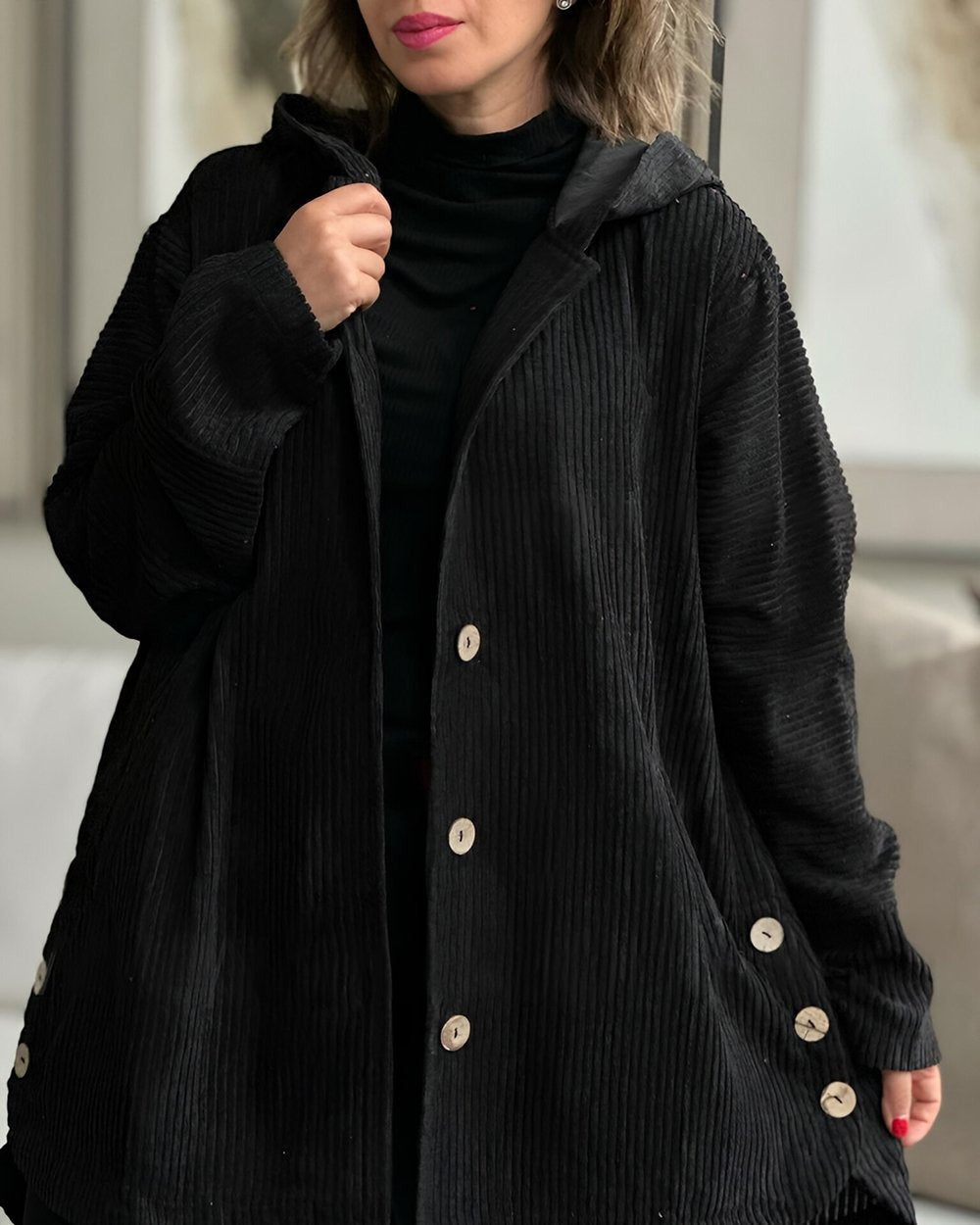Eleanor™ | Comfortabele jas met capuchon voor elke dag