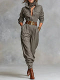Megan | Linnen-Katoenen Jumpsuit