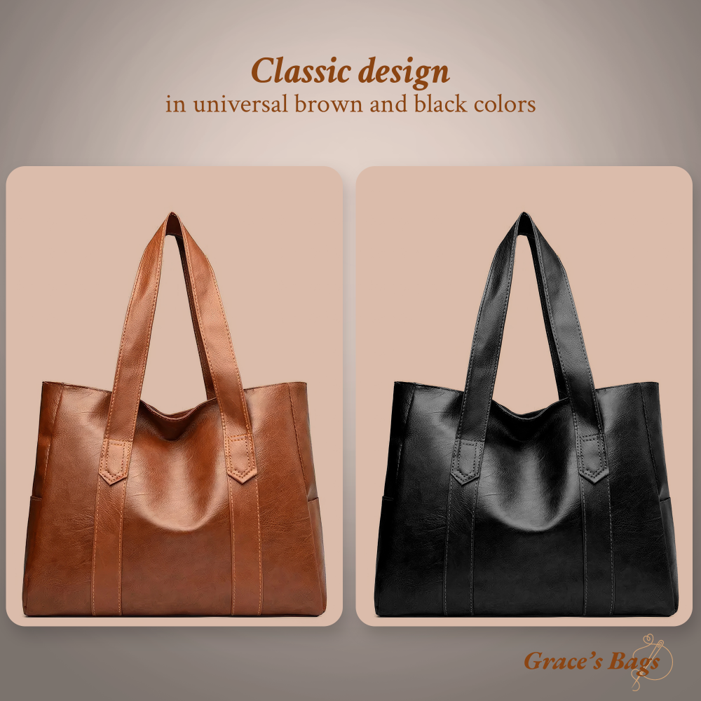 Klassiek elegante en altijd gespeelde handtas | Noga's tijdloze elegantie