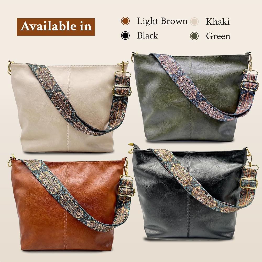 Elena's vintage charme | Elegante vintage leren schoudertas