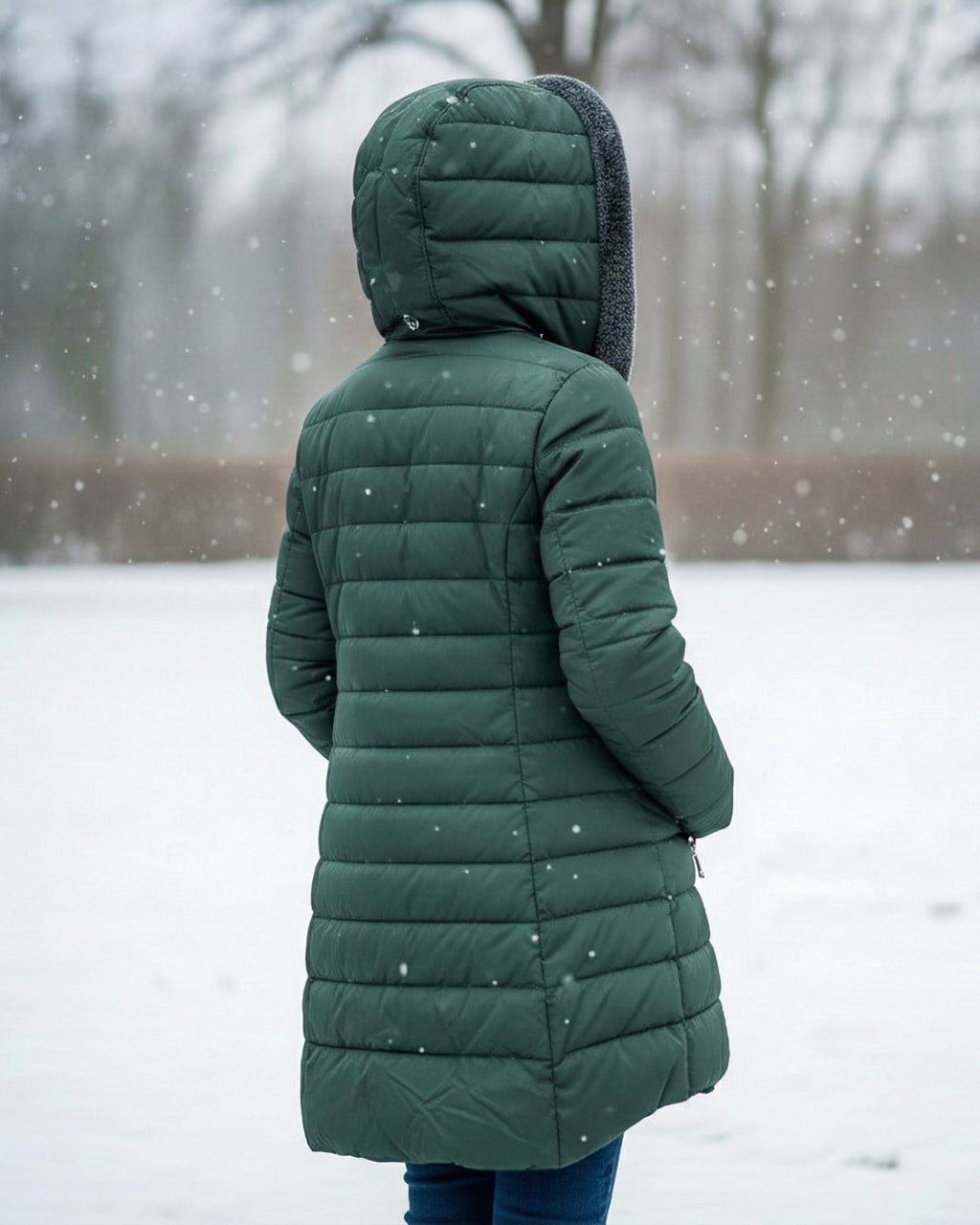 Clair | Pufferjas Dubbelzijdig van Fleece