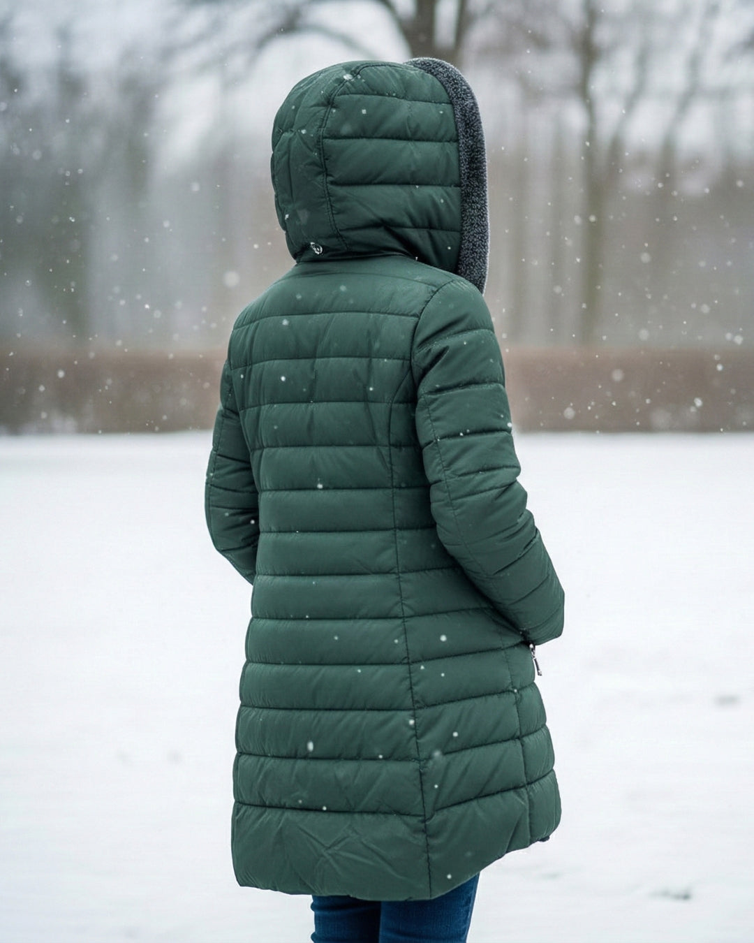 Clair | Pufferjas Dubbelzijdig van Fleece