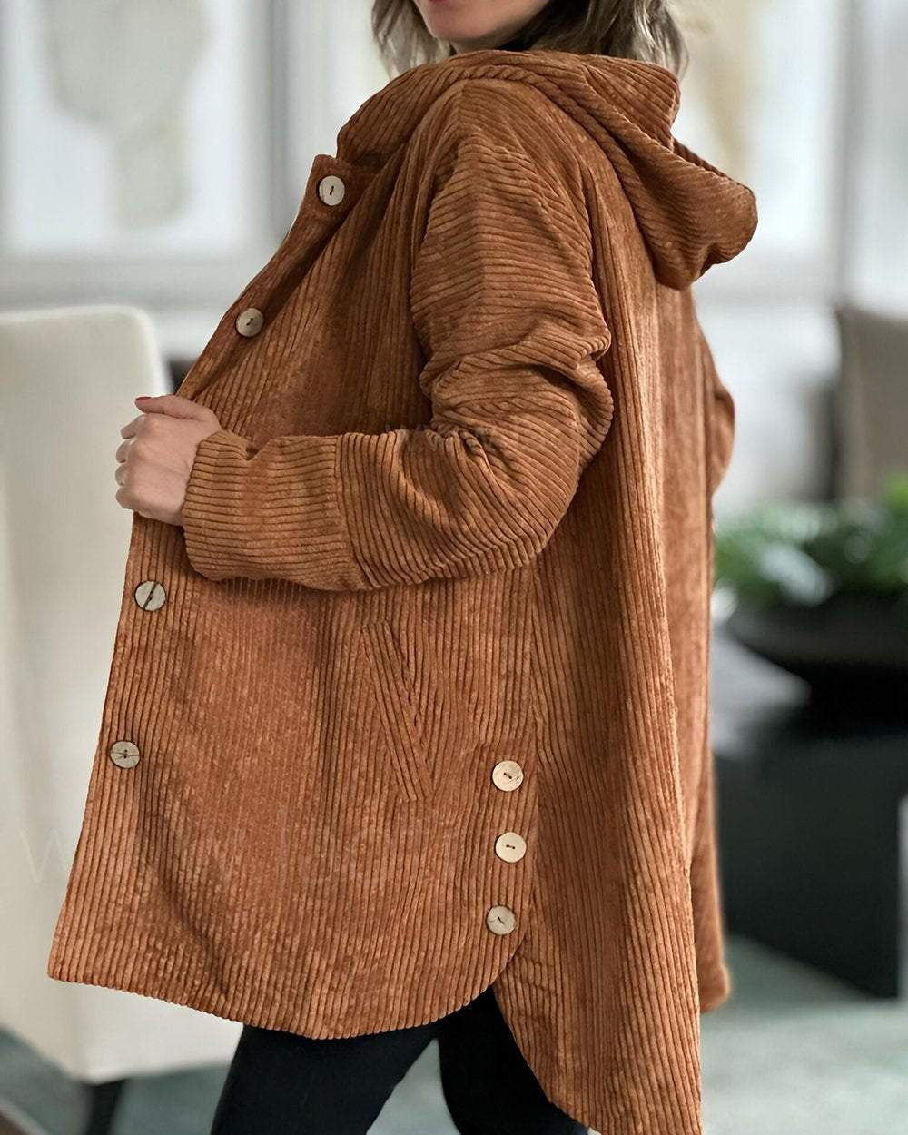 Eleanor™ | Comfortabele jas met capuchon voor elke dag