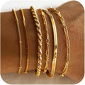 Vernetta™ | Gouden armbanden set
