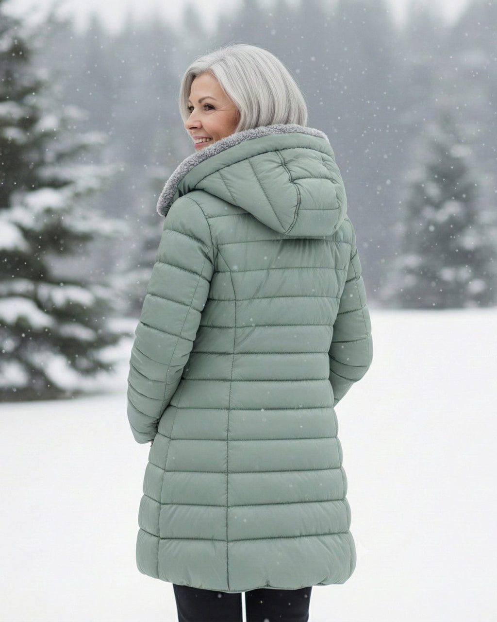 Clair | Pufferjas Dubbelzijdig van Fleece