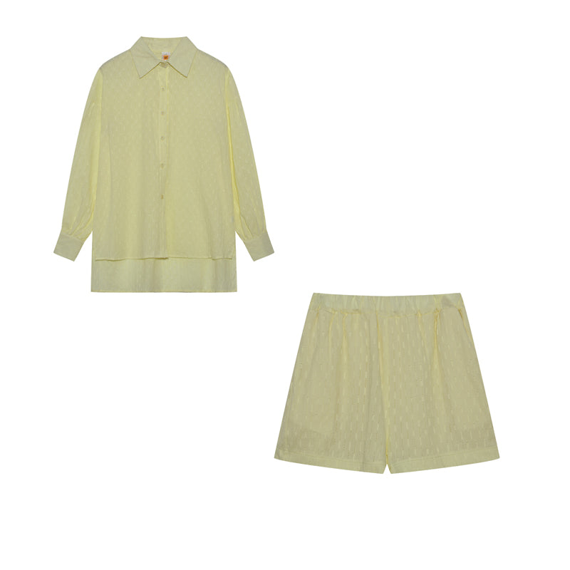 Elizabeth - Luchtige shirt en shorts set