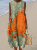 Tess™ Oceanic Midi Jurk