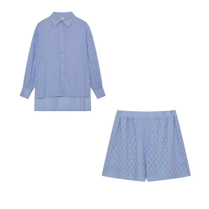 Elizabeth - Luchtige shirt en shorts set