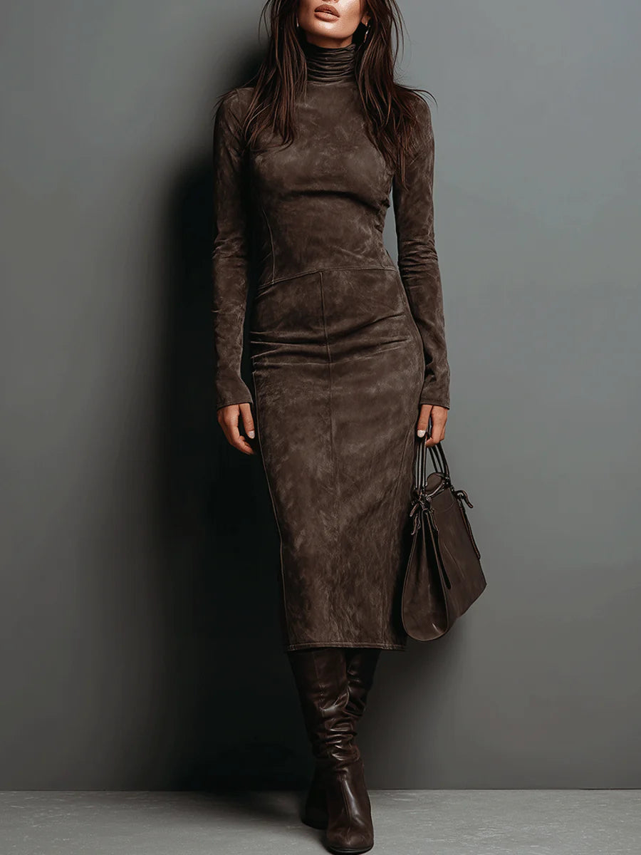 Emma | Lange Mouwen Midi Jurk