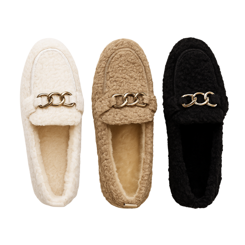 Lincy | Luxe wollen Mocassins