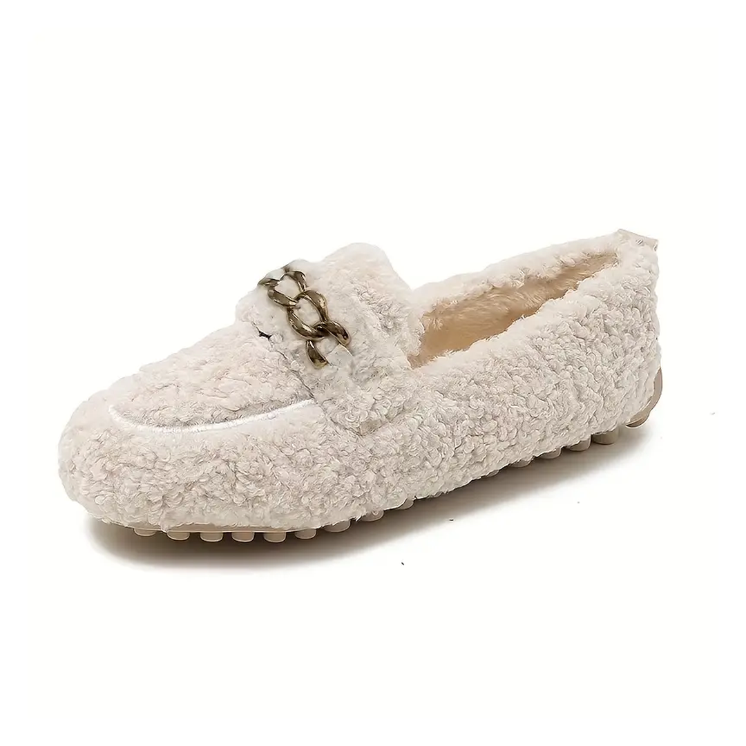 Lincy | Luxe wollen Mocassins