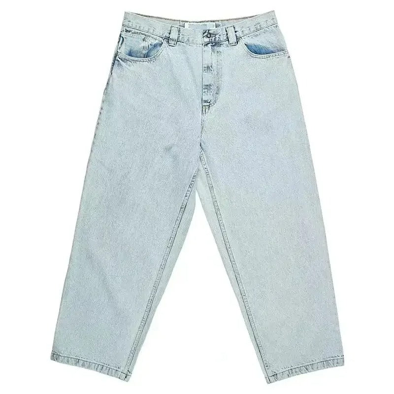 Wijde oversized baggy skater stijl spijkerbroek