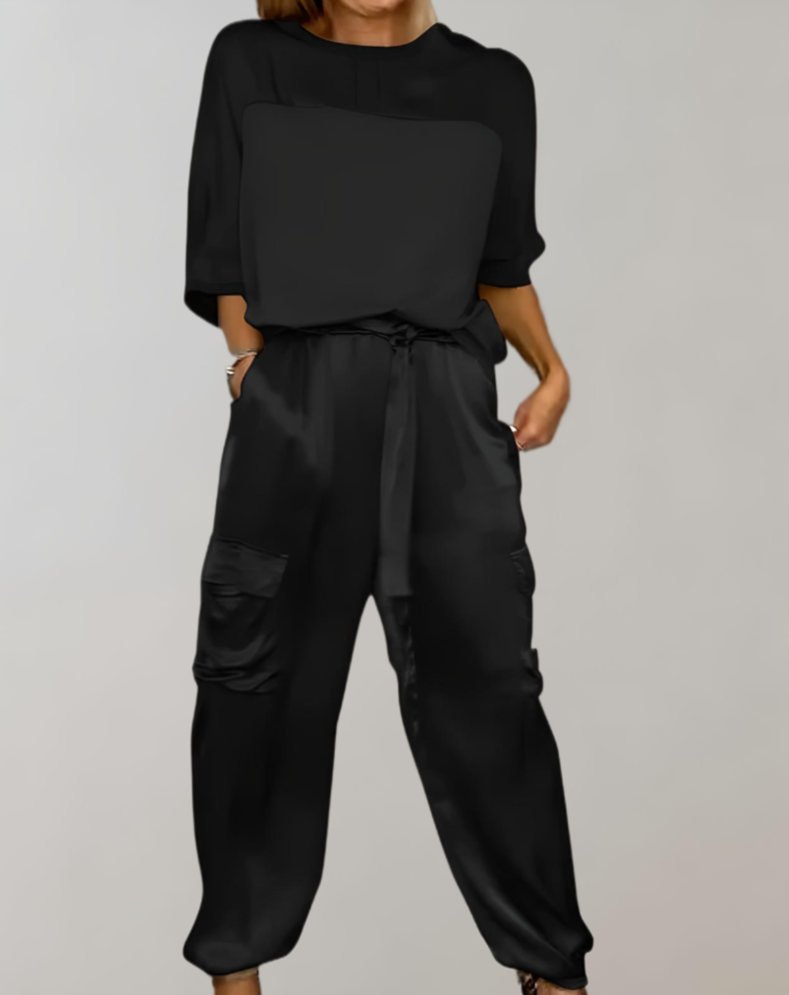 Finley - Zijdezachte Cargo Loungeset