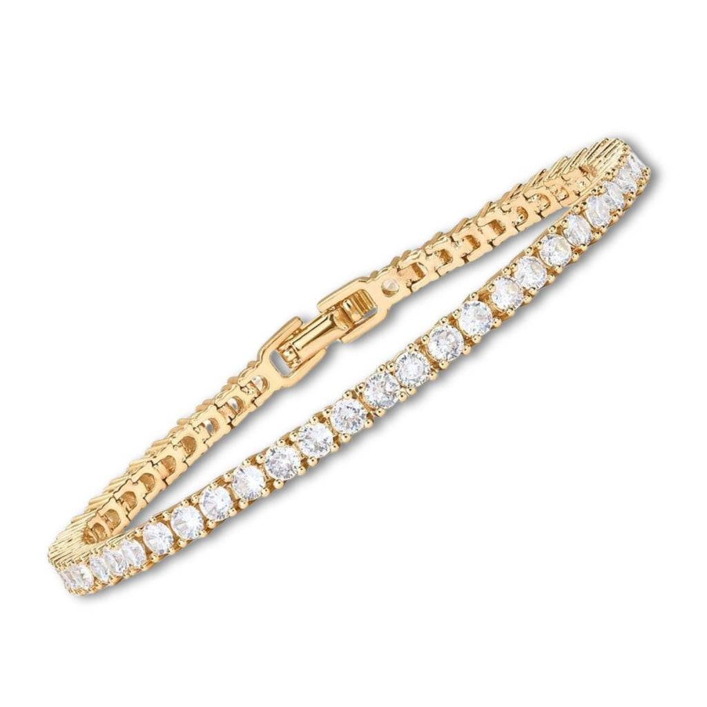 Lustra™ | Gouden moissaniet armband