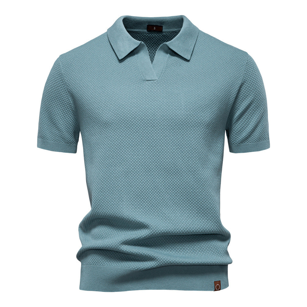 Elegante polo met korte mouwen