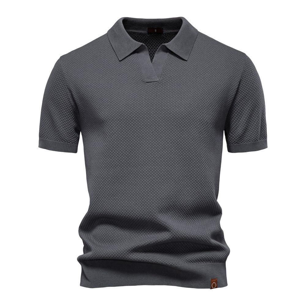 Elegante polo met korte mouwen
