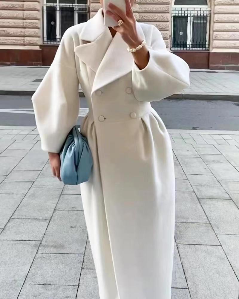 Calista | Witte Wol Winterjas