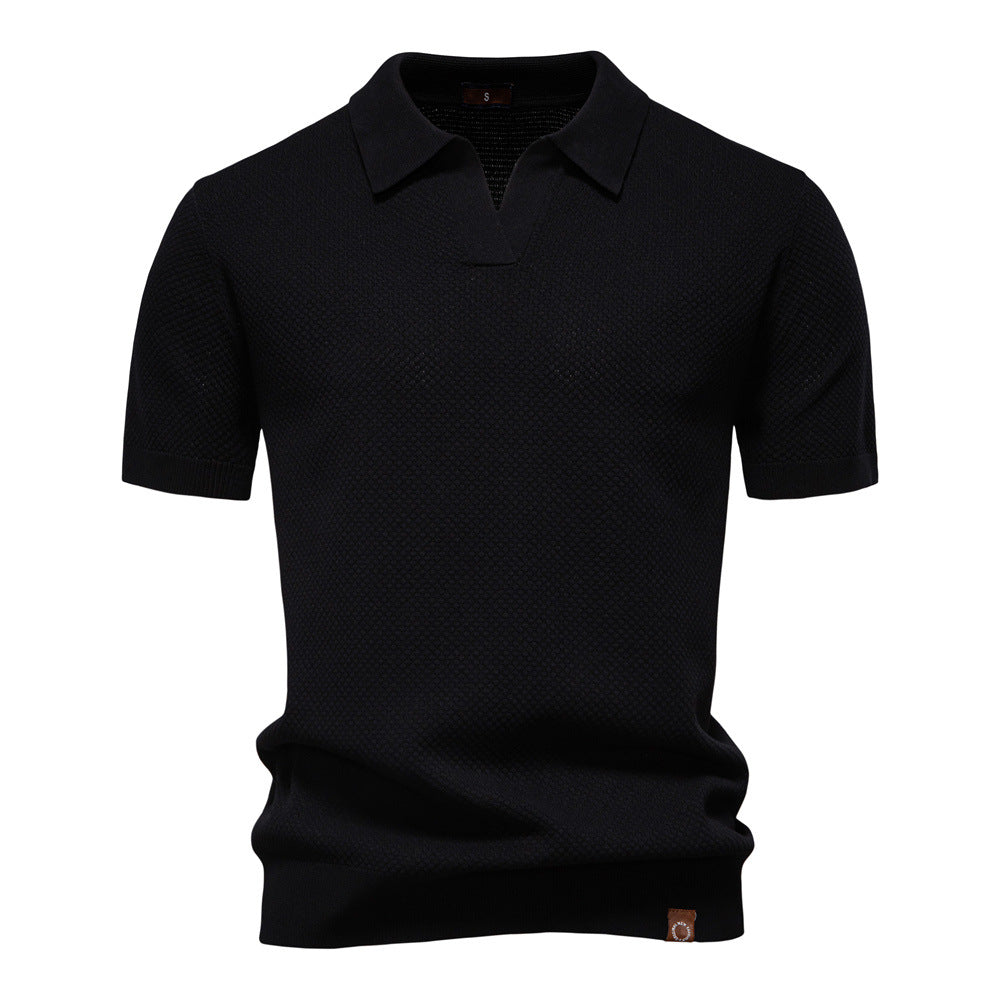 Elegante polo met korte mouwen