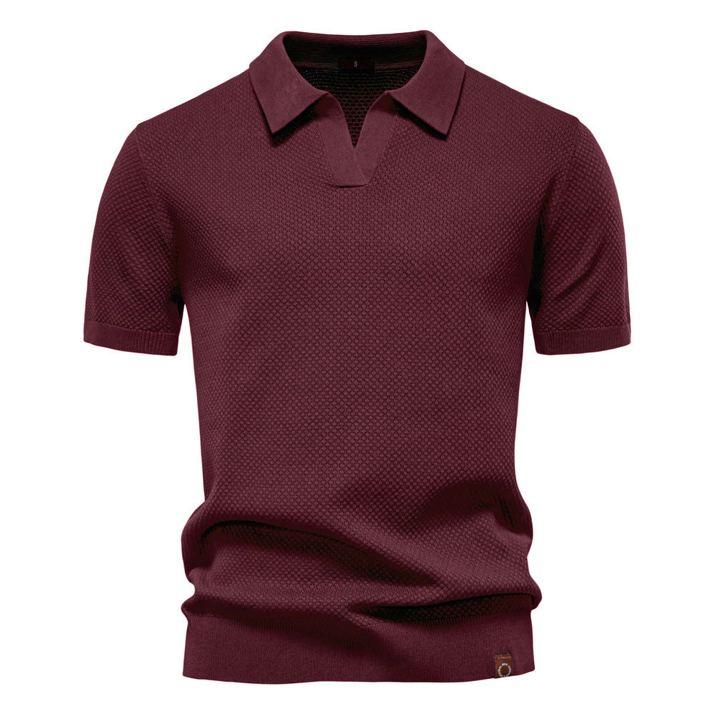 Elegante polo met korte mouwen
