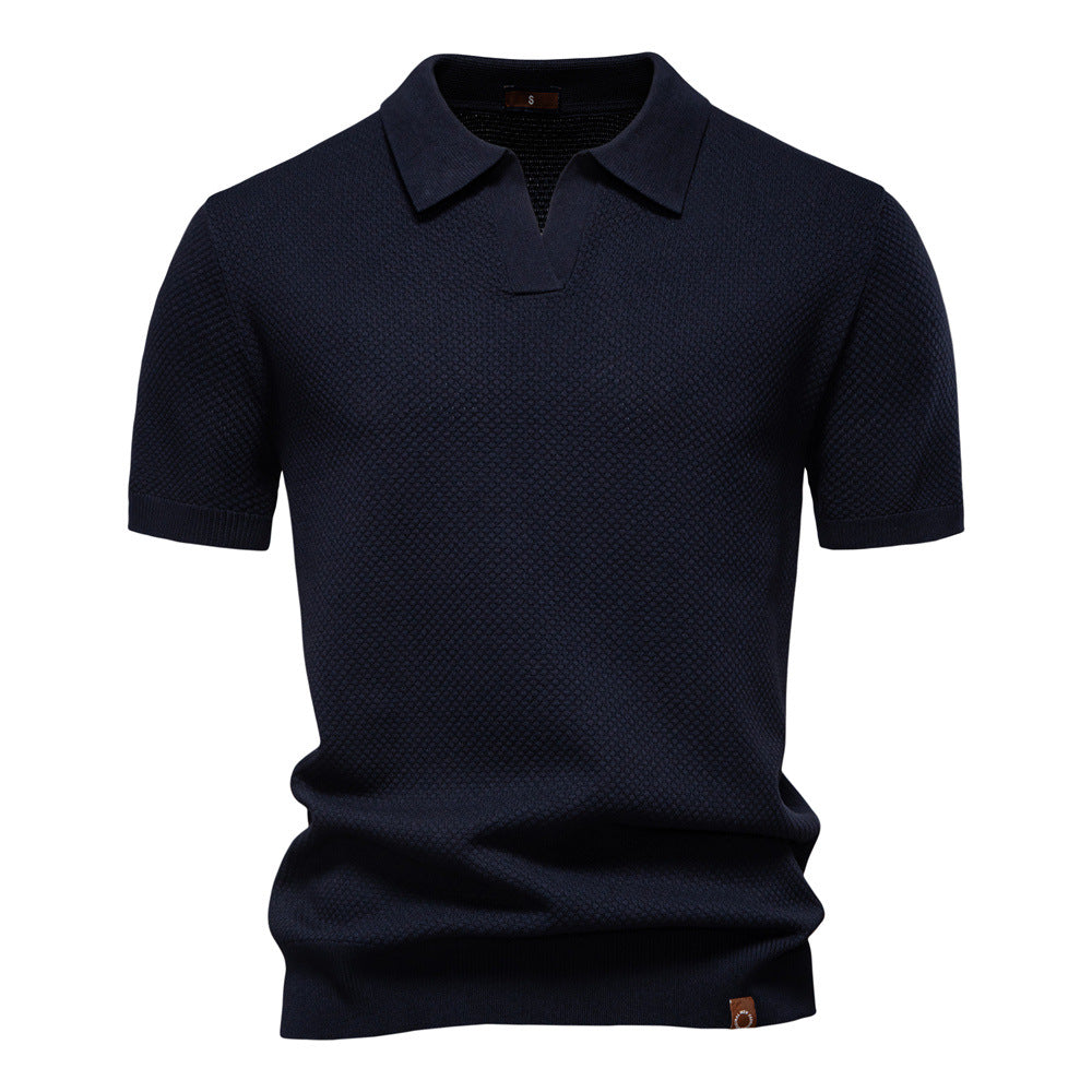 Elegante polo met korte mouwen