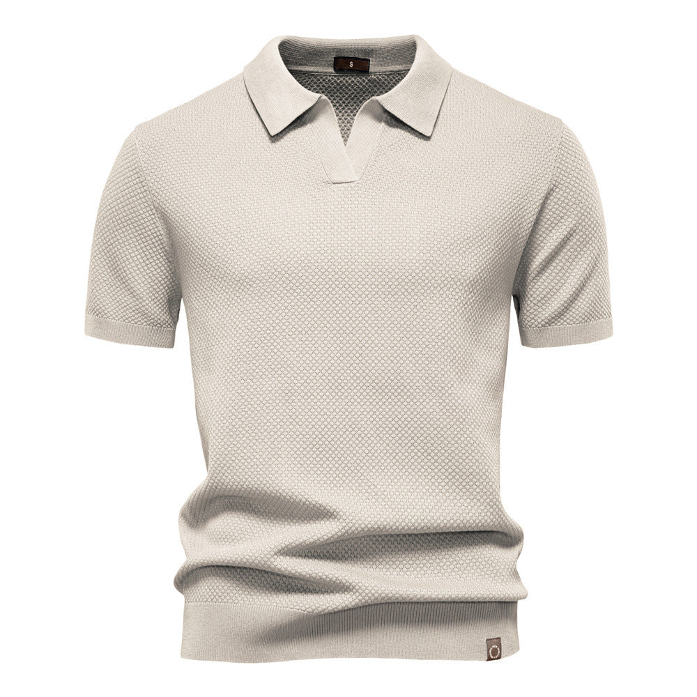 Elegante polo met korte mouwen