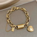 Gouden chunky armband