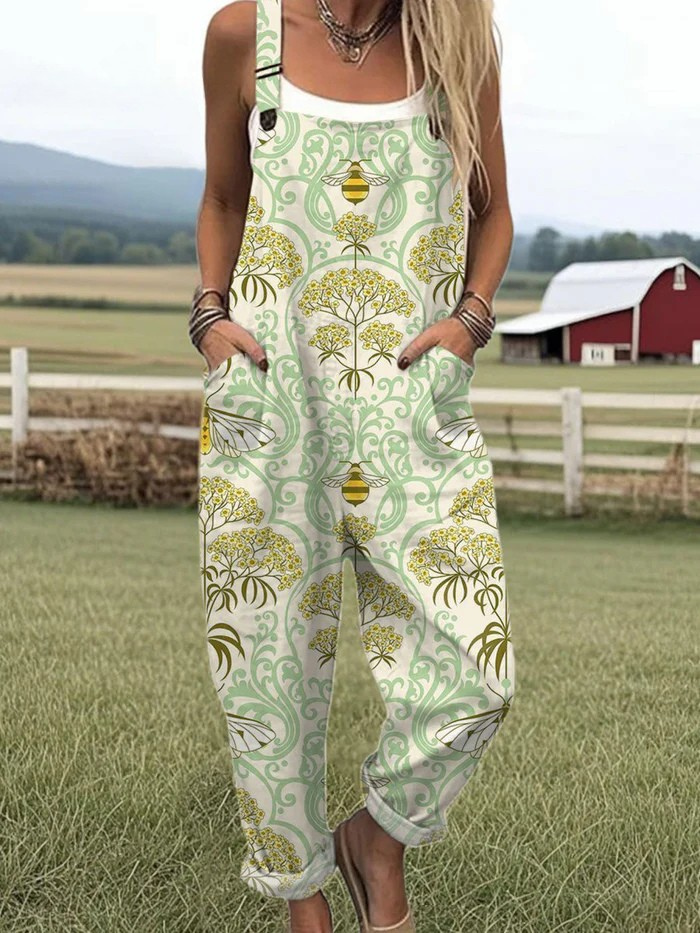 Honingbij Bloem Jumpsuit