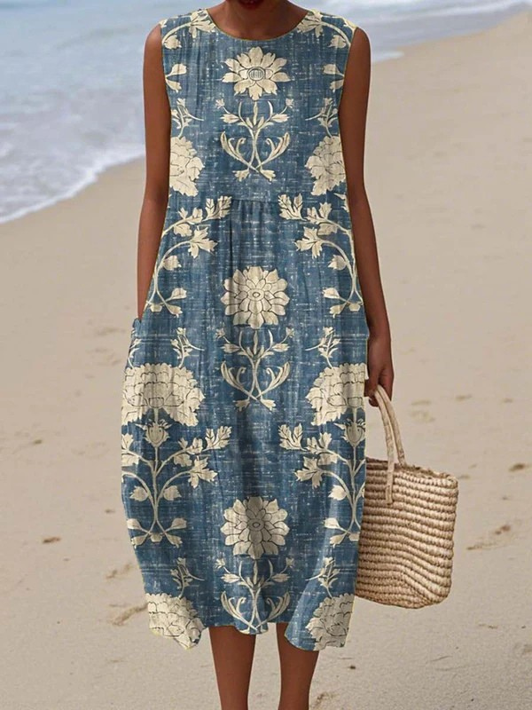 Belle™ Boho Midi Jurk