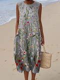 Cara™ Wildflower Midi-jurk