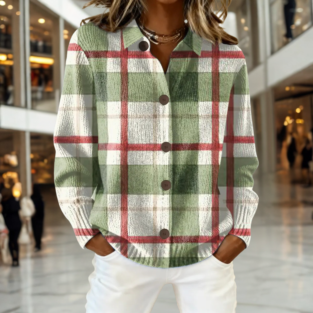Vivian™ - Retro tartan vest