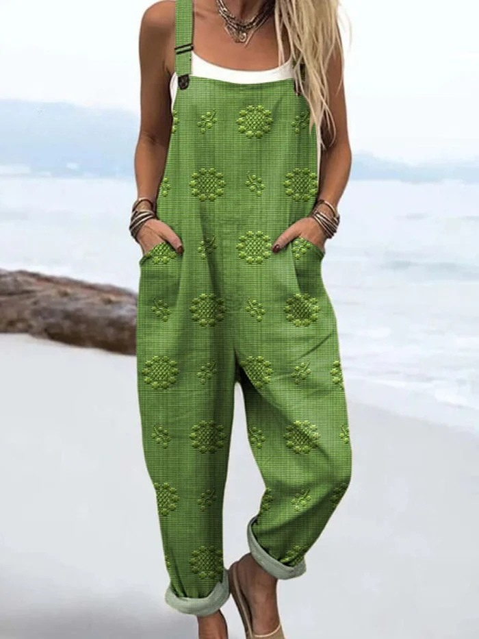 Weide Glans Jumpsuit