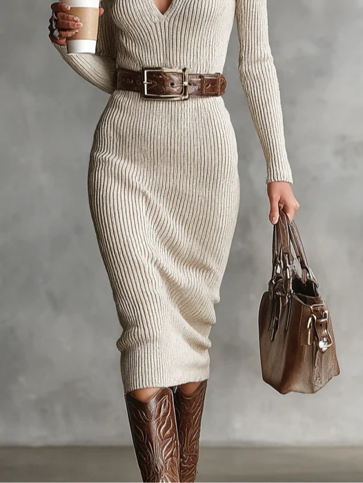 Valériea - Chic Aansluitend Jurk