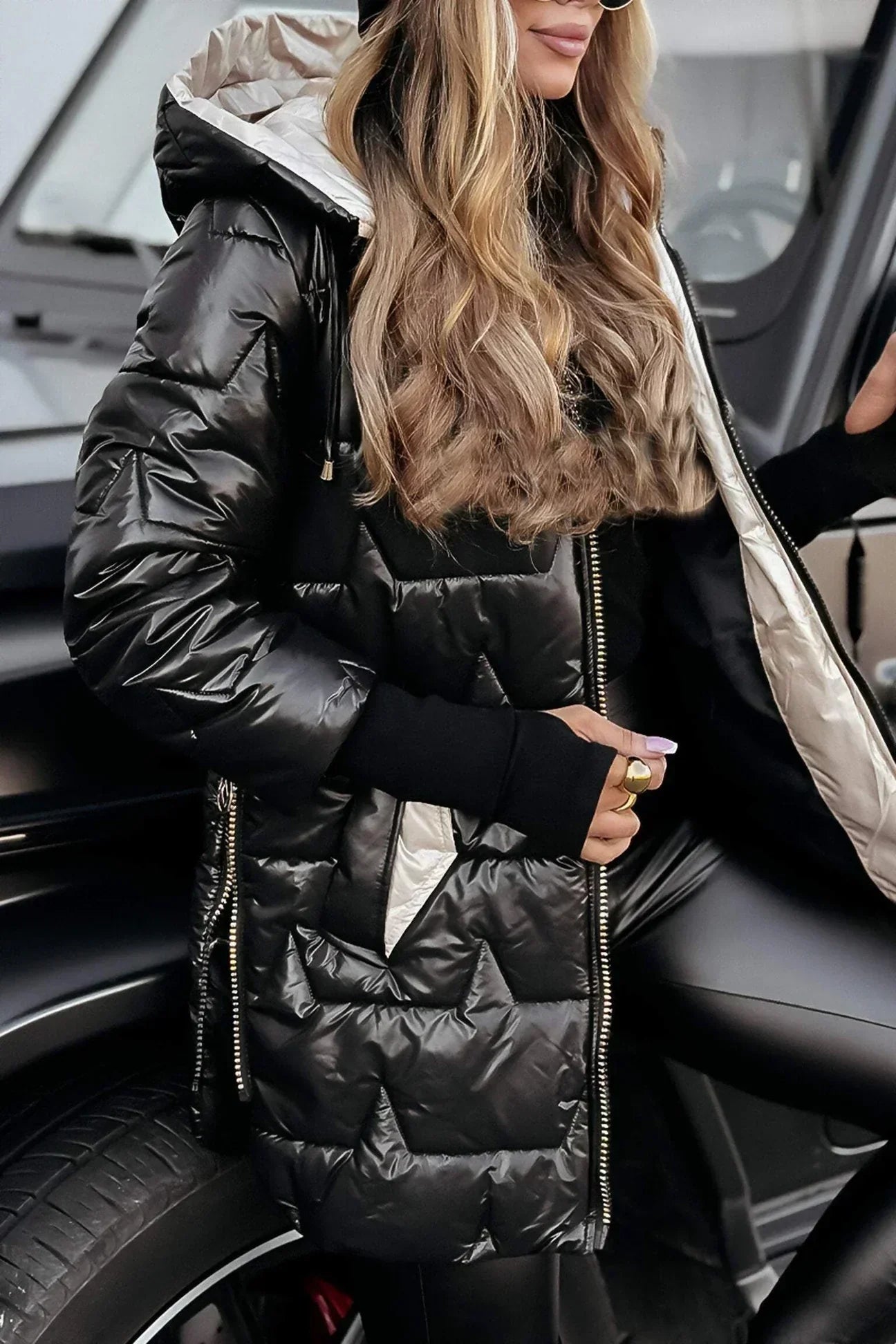 Eliza™ | Elegante gewatteerde winterjas