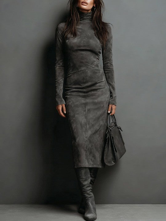 Emma | Lange Mouwen Midi Jurk